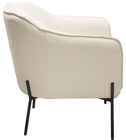 Status Accent Chair, Cream By Diamond Sofa