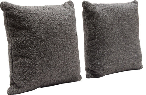 Square Accent Pillows (Set of 2) - Charcoal By Diamond Sofa