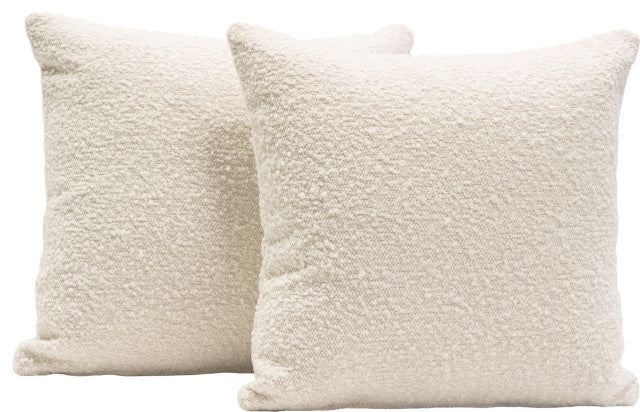 Square Accent Pillows (Set of 2) - Bone By Diamond Sofa