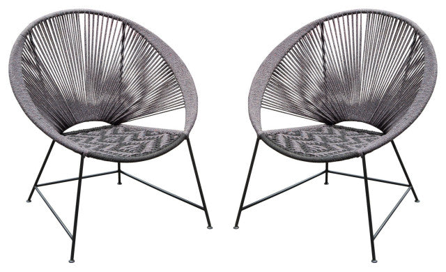 Pablo 2 Accent Chairs, Gray By Diamond Sofa