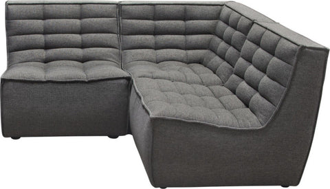 Marshall 3 Piece Corner Modular Sectional - Gray By Diamond Sofa