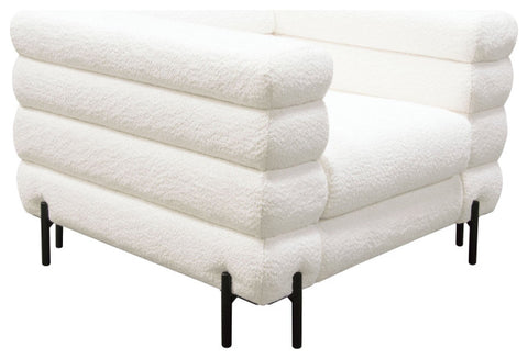 Vox Tufted Chair, White By Diamond Sofa