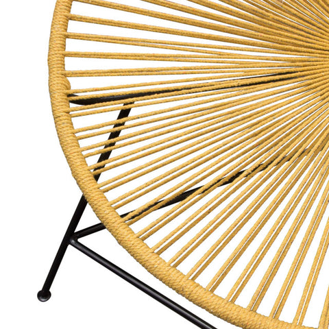 Sativa 2 Accent Chairs, Orange Rope By Diamond Sofa