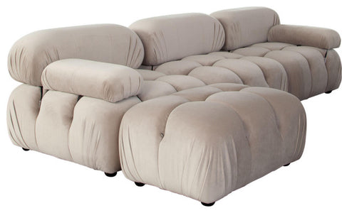 Paloma 4PC Modular 111" Reversible Chaise Sectional By Diamond Sofa