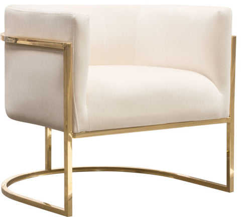 Pandora Accent Chair - Cream By Diamond Sofa