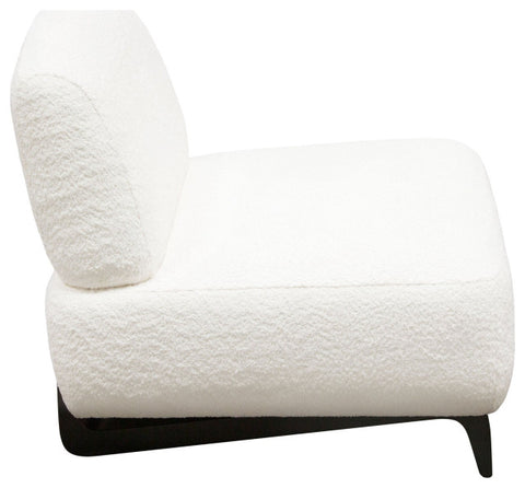 Vesper Armless Chair, White By Diamond Sofa