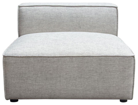 Vice Armless Chair in Barley Fabric By Diamond Sofa