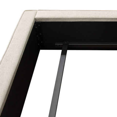 Cloud 43" Low Profile Queen Bed, Sand Fabric By Diamond Sofa