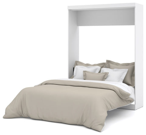 Arden Eastern King Bed w/ 54 Headboard in Cream Fabric By Diamond Sofa