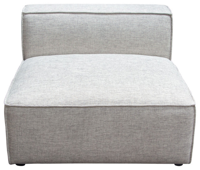 Vice Armless Chair, Barley Fabric By Diamond Sofa