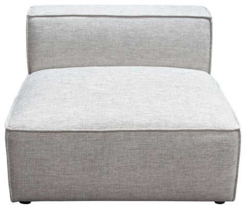 Vice Armless Chair, Barley Fabric By Diamond Sofa