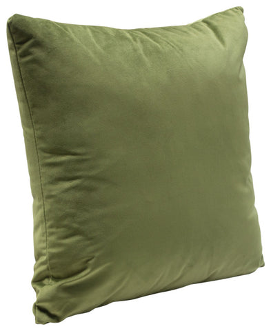 Set of (2) 16" Square Accent Pillows in Sage Green Velvet By Diamond Sofa