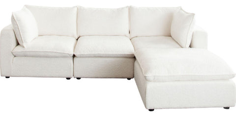 Ivy 4-Piece Reversible Modular Chaise Sectional By Diamond Sofa