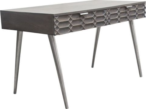 Petra Writing Desk - Gray By Diamond Sofa