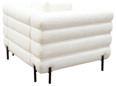 Vox Tufted Chair, White By Diamond Sofa