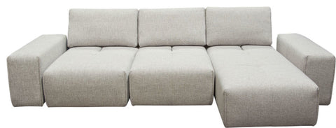 Jazz 3-Seater Chaise Sectional - Barley By Diamond Sofa