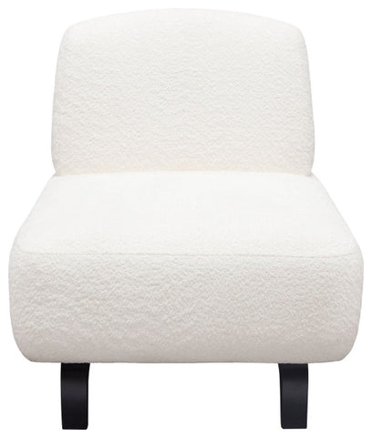 Vesper Armless Chair, White By Diamond Sofa