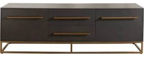 Encore Mango Wood 2-Door 2-Drawer Entertainment Cabinet By Diamond Sofa