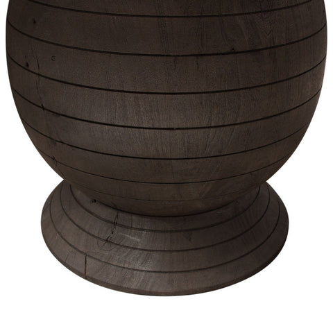 Ashe Round Dining Table Genuine White Marble Top and Solid Acacia Wood By Diamond Sofa