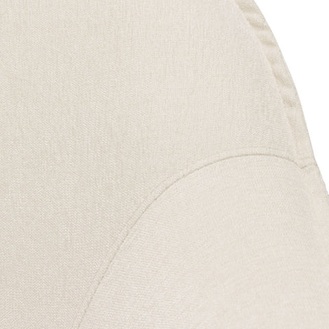 Status Accent Chair, Cream Fabric With Black Powder Coated Metal Leg By Diamond Sofa