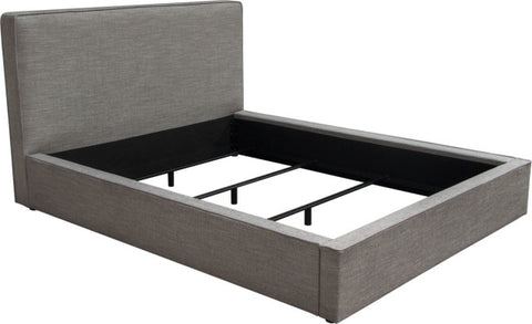 Cloud Low Profile Bed - Gray, Queen By Diamond Sofa