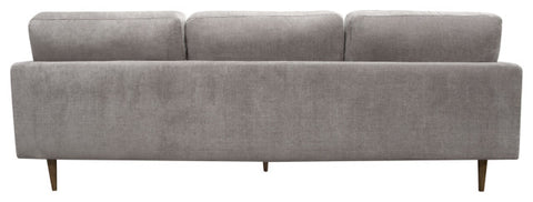 Kelsey Reversible Chaise Sectional, Gray Fabric By Diamond Sofa