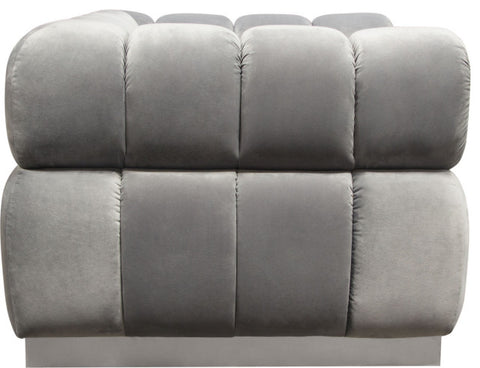 Image Low Profile Chair, Gray By Diamond Sofa