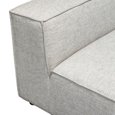 Vice Armless Chair in Barley Fabric By Diamond Sofa