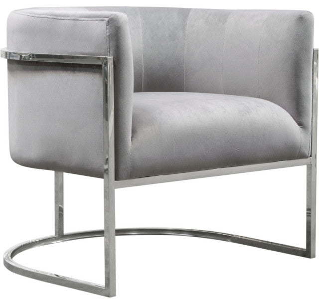Pandora Accent Chair - Gray By Diamond Sofa