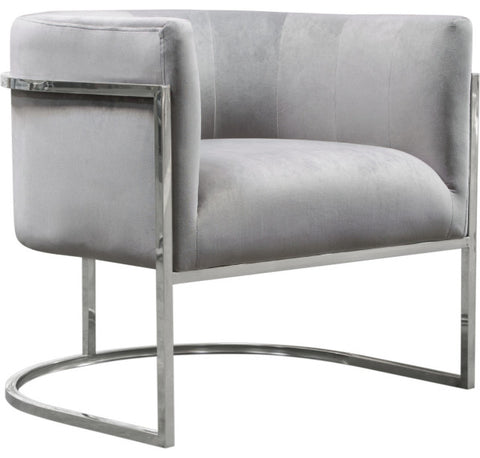 Pandora Accent Chair - Gray By Diamond Sofa