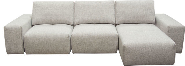 Jazz 3-Seater Chaise Sectional - Barley By Diamond Sofa