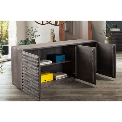 Bastille 3-Door Sideboard, Smoke Gray By Diamond Sofa