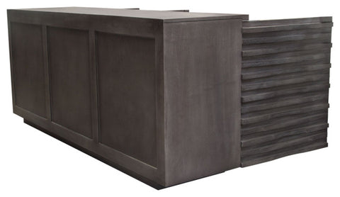 Bastille 3-Door Sideboard, Smoke Gray By Diamond Sofa