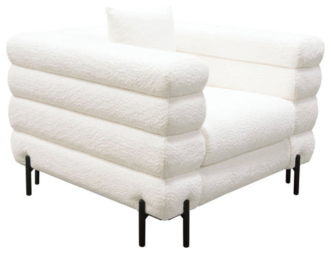 Vox Tufted Chair, White By Diamond Sofa
