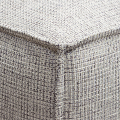 Vice Square Ottoman, Barley Fabric By Diamond Sofa