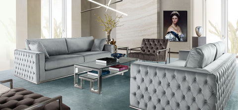 Envy Loveseat - Gray By Diamond Sofa