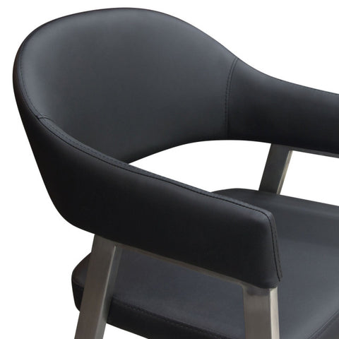 Adele 2 Counter Height Chairs, Black By Diamond Sofa