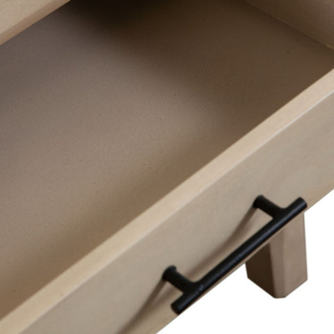 Palm Mango Wood 2-Door, 1-Drawer End Table By Diamond Sofa