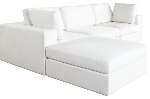 Muse 4PC Modular Reversible Chaise Sectional By Diamond Sofa