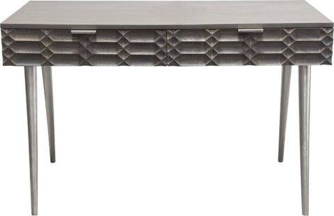 Petra Writing Desk - Gray By Diamond Sofa
