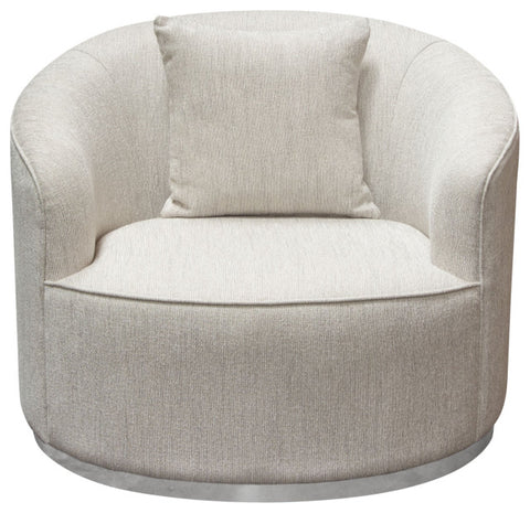 Raven Chair, Light Cream Fabric By Diamond Sofa