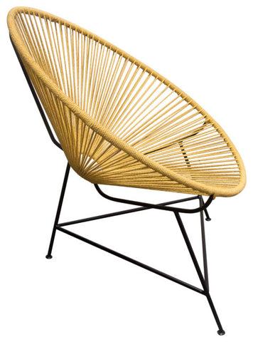 Sativa 2 Accent Chairs, Orange Rope By Diamond Sofa