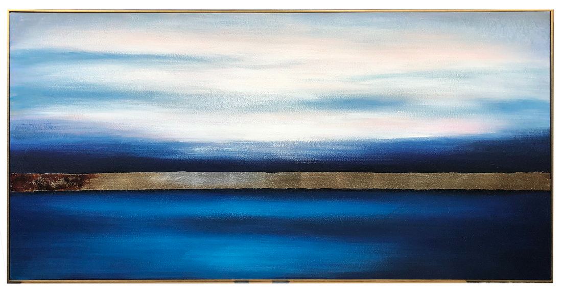 Modrest Horizon Falls Acrylic Painting Model VGSHVIG21009