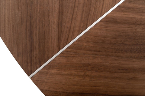 Modrest Houston Round Modern Dining Table Model VGHB850T-WAL