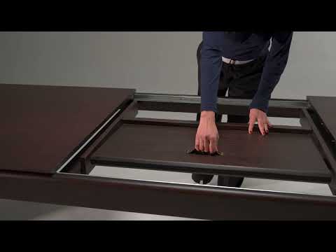 Modrest Dallas Mid Century Modern Brown Oak Extendable Dining Table Model VGME-121256-DT