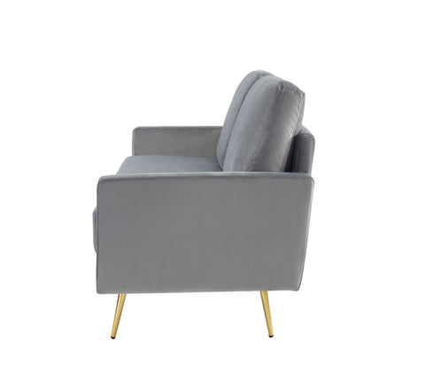 Divani Casa Huffine Modern Grey Fabric Sofa Model VGHCJYM2030-GRY