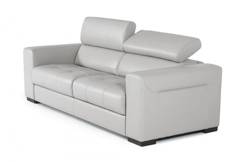 Lamod Italia Icon Modern Italian Grey Leather Sofa Bed Model VGCCICON-GREY-9