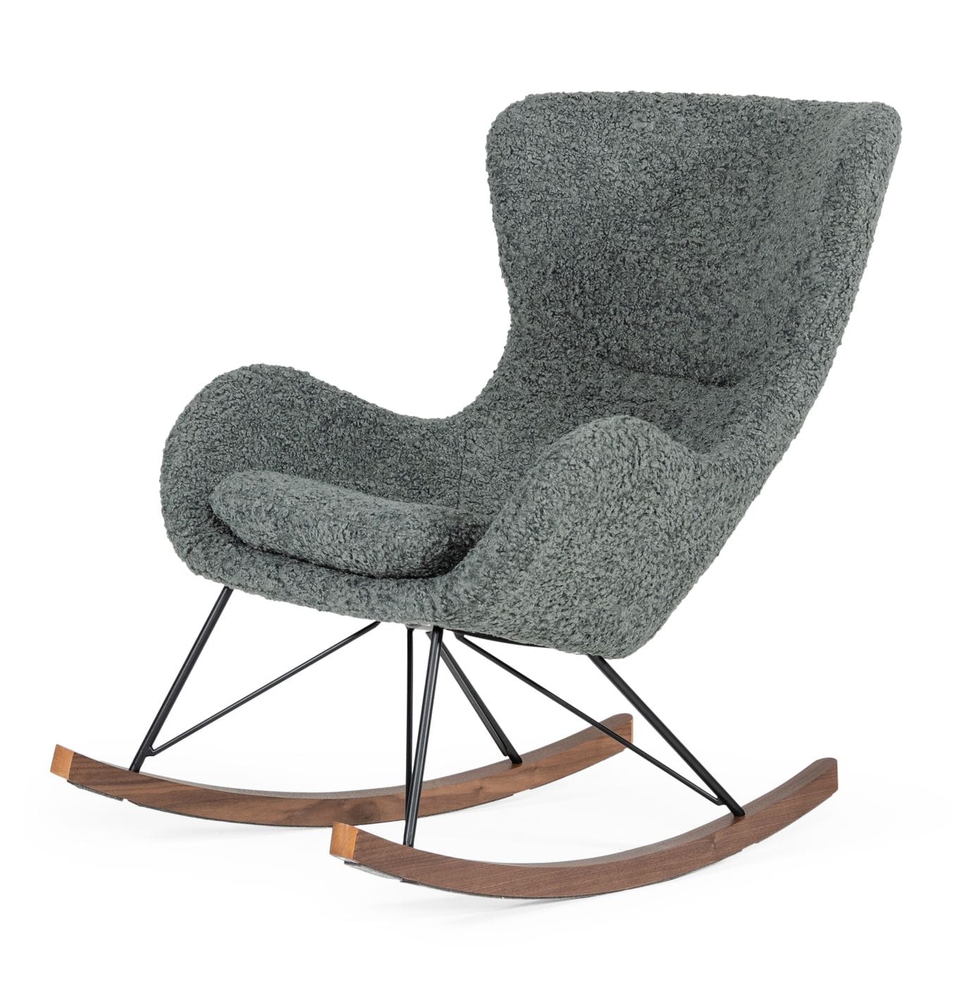 Modrest Ikard Modern Grey Sheep Rocking Chair Model VGDWJ1831-GRY