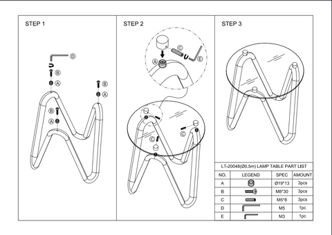 Modrest Lassen Modern Glass & Walnut End Table Model VGCSLT-20048-WAL-ET