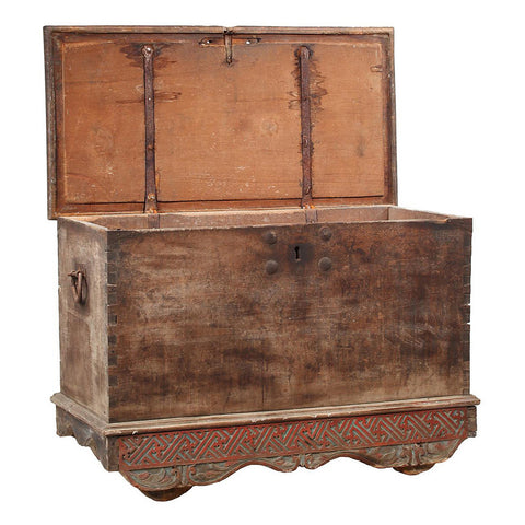 Big Natural Finish Original Antique Gerobog